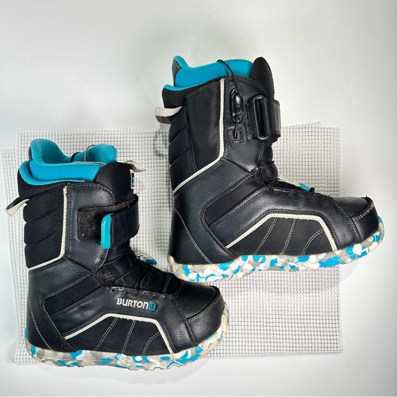 Burton kids snowboard boots Zipline speed lace youth size 6 - Picture 2 of 12